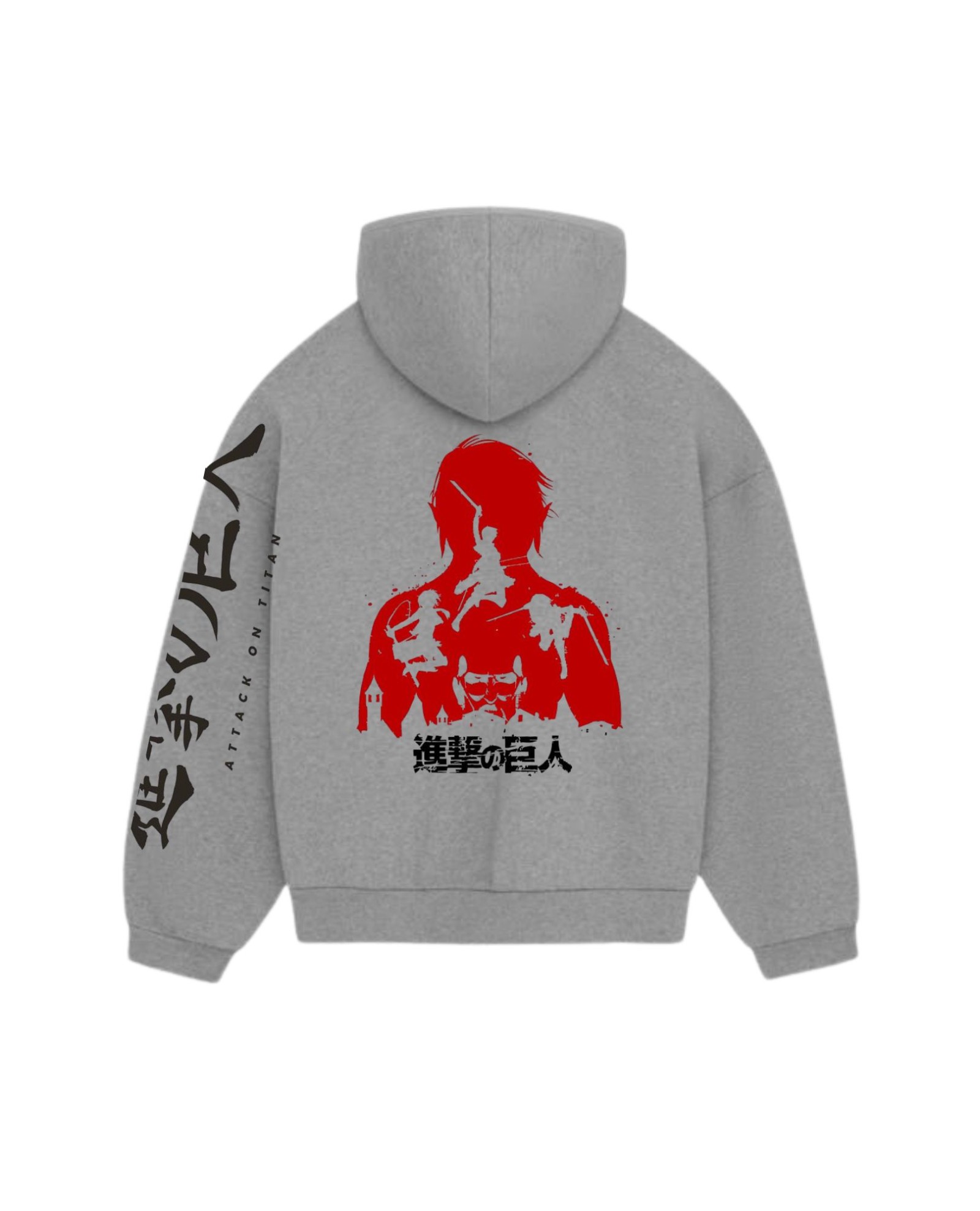 Poleron Attack On Titan Gris Red